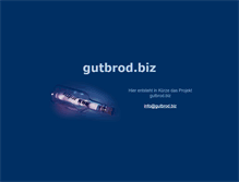 Tablet Screenshot of gutbrod.biz
